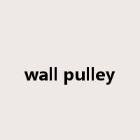 wall pulley是什么意思