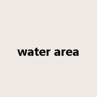 water area是什么意思