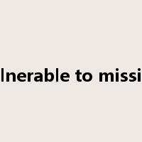 Vulnerable to missiles是什么意思