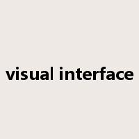 visual interface是什么意思