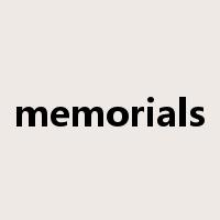 memorials是什么意思