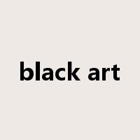 black art是什么意思