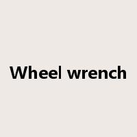Wheel wrench是什么意思