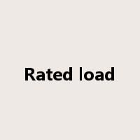 Rated load是什么意思