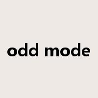 odd mode是什么意思