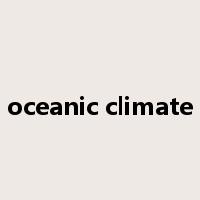 oceanic climate是什么意思