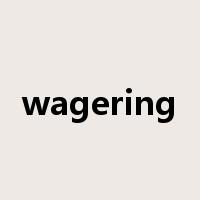 wagering是什么意思