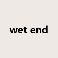 wet end是什么意思
