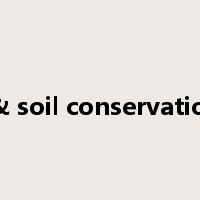 water & soil conservation lawn是什么意思