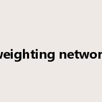 weighting network是什么意思
