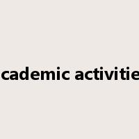 academic activities是什么意思