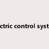 electric control system是什么意思