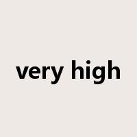 very high是什么意思