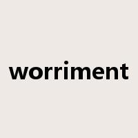 worriment是什么意思