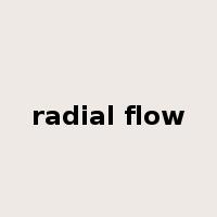 radial flow是什么意思