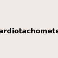 cardiotachometer是什么意思
