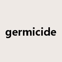 germicide是什么意思