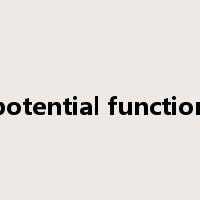 potential function是什么意思