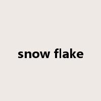 snow flake是什么意思