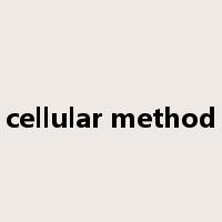 cellular method是什么意思