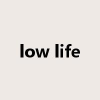 low life是什么意思
