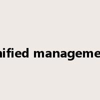 unified management是什么意思