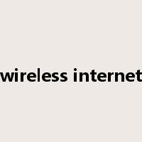 wireless internet是什么意思