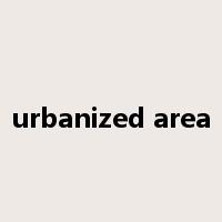 urbanized area是什么意思