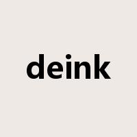 deink是什么意思