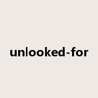 unlooked-for是什么意思