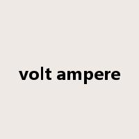 volt ampere是什么意思