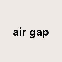 air gap是什么意思
