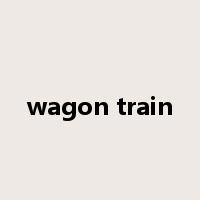 wagon train是什么意思