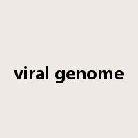 viral genome是什么意思