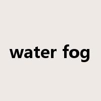 water fog是什么意思
