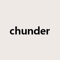 chunder是什么意思