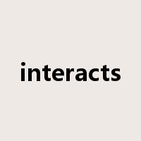 interacts是什么意思