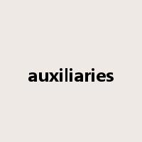 auxiliaries是什么意思