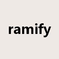 ramify是什么意思