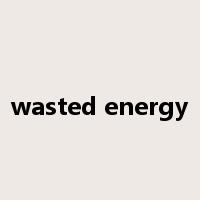 wasted energy是什么意思