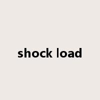 shock load是什么意思