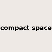 compact space是什么意思
