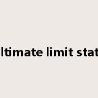 ultimate limit state是什么意思
