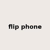 flip phone是什么意思