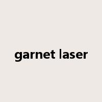 garnet laser是什么意思