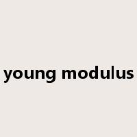 young modulus是什么意思