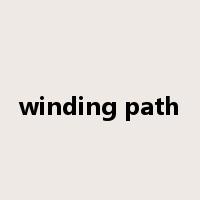 winding path是什么意思