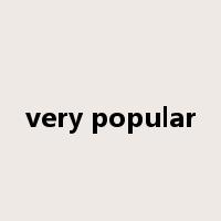 very popular是什么意思