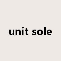 unit sole是什么意思