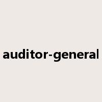 auditor-general是什么意思